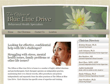 Tablet Screenshot of counselingatbluelinedrive.com